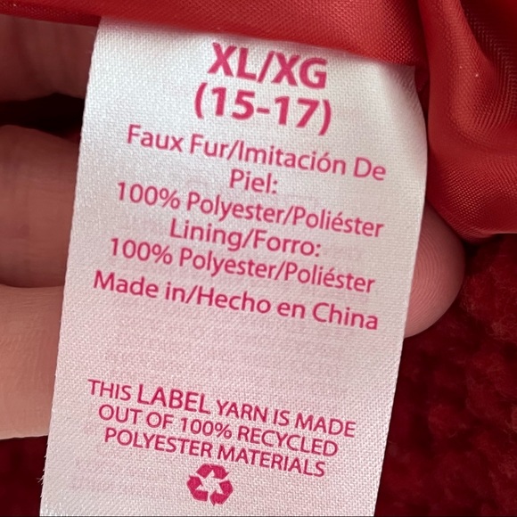 No Boundaries rust shearling zip up jacket, XL - Picture 11 of 11